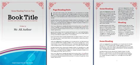 Microsoft Word 8x8 Booklet Template Free Word Template