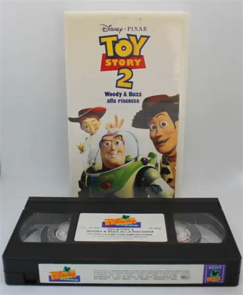 Vhs Videocassettadisney Pixar Toy Story 2 Woody E Buzz Alla Riscossa