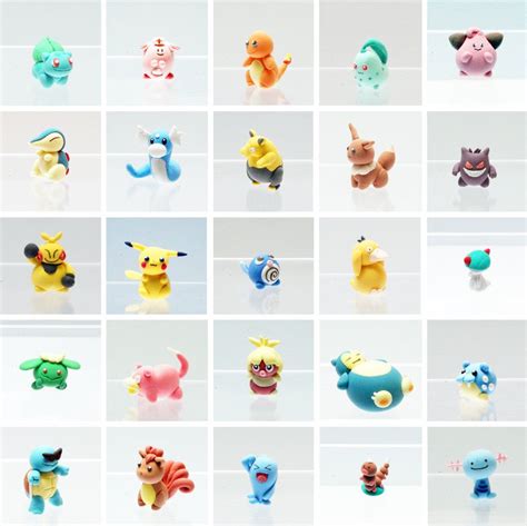 My Pokemon Collection By Lyrese Polymer Clay Kawaii Polymer Clay
