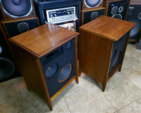 Jensen Cn 100 3 Way 16ohm Speakers Furniture Grade Restored 😍 Big