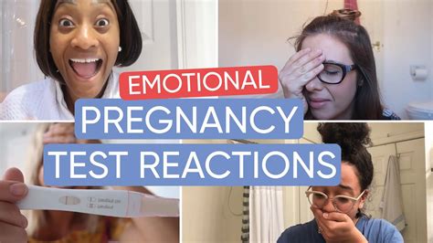 the moment when i took a pregnancy test live pregnancy test reactions youtube