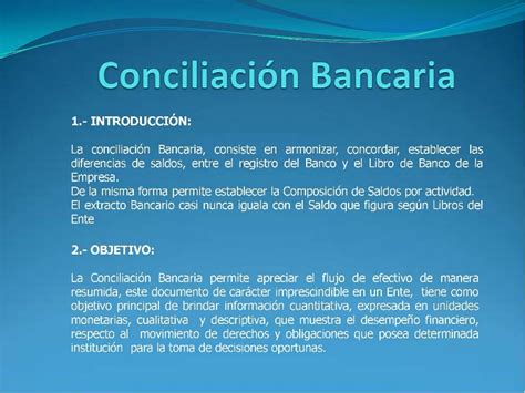 Como Elaborar Una Conciliación Bancaria Parte 1