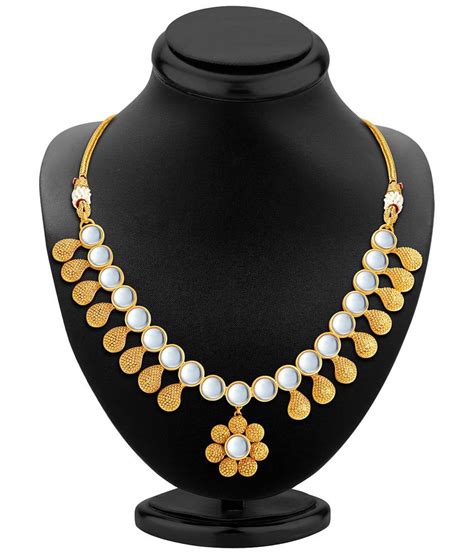 Sukkhi Gold Plated Kundan Necklace Set Buy Sukkhi Gold Plated Kundan Necklace Set Online At