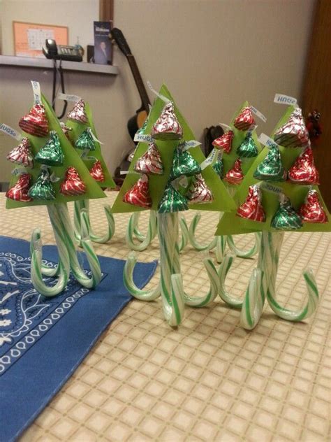 Candy Cane Trees Created By My Friend Della Christmas Candy Crafts