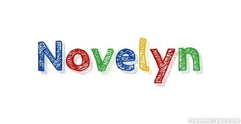 Novelyn ロゴ フレーミングテキストからの無料の名前デザインツール