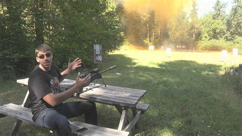 200lb Tannerite Explosion With L96 Youtube