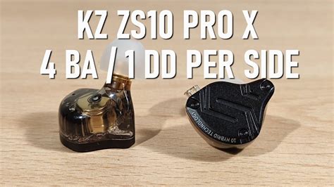 kz zs10 pro x review feat trn st5 youtube