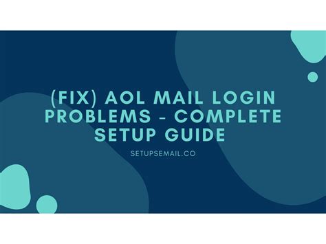 Fix Aol Mail Login Problems Complete Setup Guide By Andrewaustin