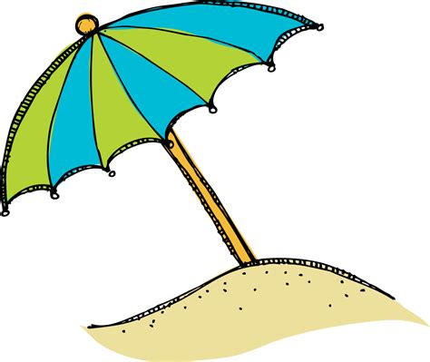 Beach Ball And Umbrella Clip Art Library