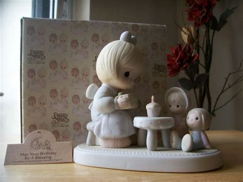 1983 Precious Moments “may Your Birthday Be A Blessing” Figurine Precious Moments Figurines