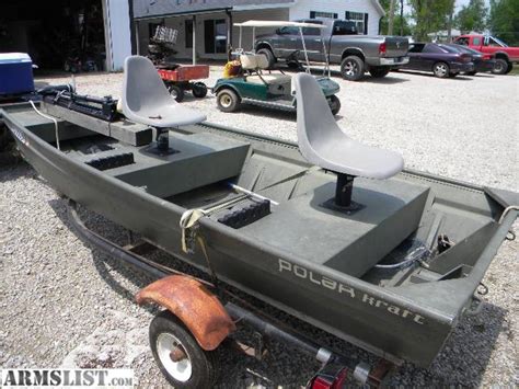 Armslist For Sale 12 Polar Kraft Jon Boat With Trailer