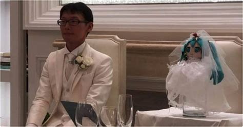 Japanese Man Marries Anime Character