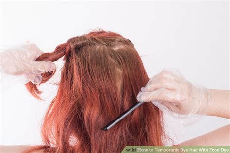 How To Temporarily Dye Hair With Food Dye 13 Steps