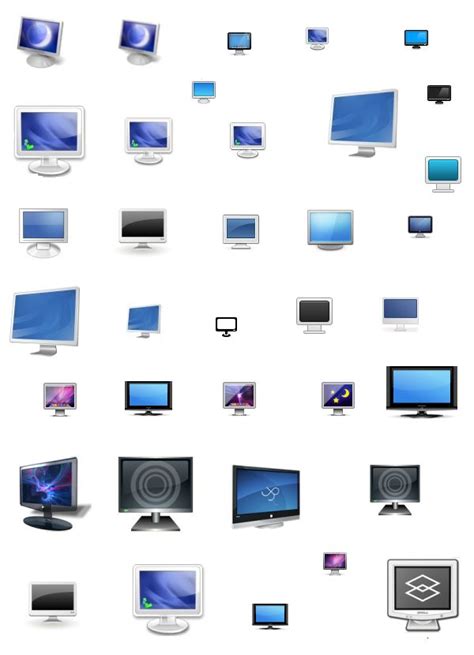 Choose from 1700+ desktop icons vector download in the form of png, eps, ai or psd. 83 Cute Desktop Computer Monitors Icons Set Download