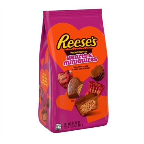 Reeses Miniatures Milk Chocolate Peanut Butter Valentine Candy Bag 1
