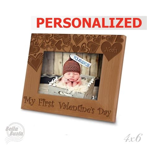 Personalized Picture Frame My First Valentines Day Picture