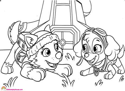 Paw Patrol Skye Coloring Pages - Coloring Home