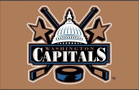 The club owner abe pollin chose the name washington capitals were the most average team in the league. Washington Capitals Primary Dark Logo - National Hockey ...