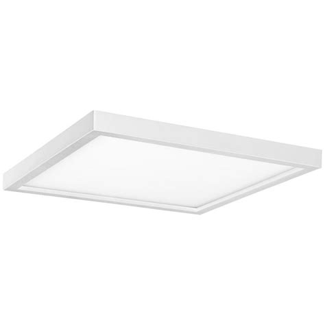 Sunlite 9 In 1 Light Color Tunable Selectable LED Square Mini Flat