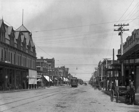Allen Street Looking North Photograph Wisconsin Historical Society