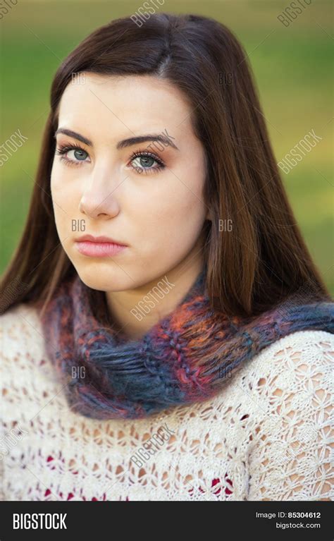 Serious Teen Staring Image And Photo Free Trial Bigstock
