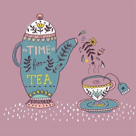Tea Illustration Illustrations Cuppa Tea Coffee Tea Books And Tea
