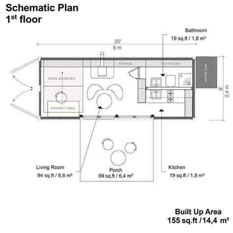 Shipping Container Cabin Plans Built by cargo homes in texas, the helm can accommodate up to six people, with two double bedrooms and a sofa bed.