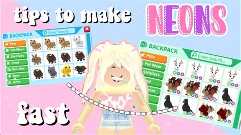 How To Make Neons And Megas Faster In Adopt Me 🌿🌸🌷🌺 Youtube