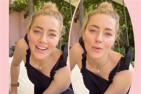 Amber Heard Returns To Instagram While Living Her Best Life At Film