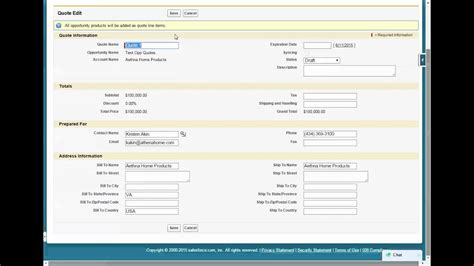 Check spelling or type a new query. Enabling Salesforce Quotes - YouTube