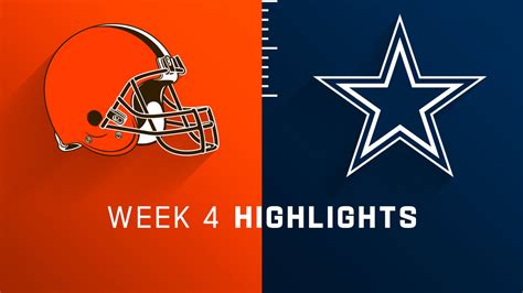 Watch Highlights Of The Week 4 Matchup Between The Cleveland Browns And