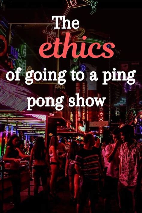 the ethics of going to a ping pong show tourism teacher