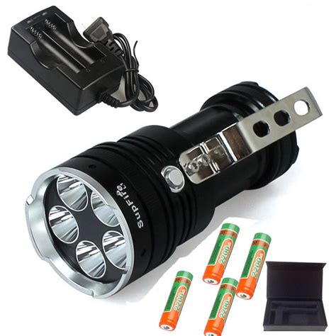 Hyper Tough Flashlights Rechargeable Led Torch Superfire