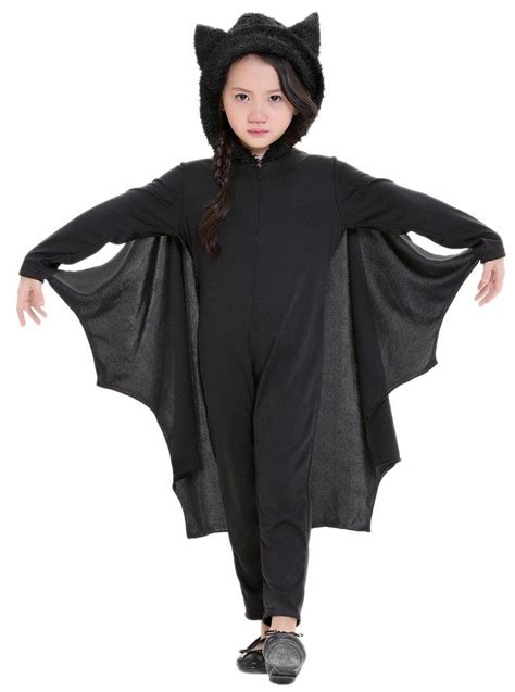 Child Animal Cosplay Cute Bat Costume Kids Halloween Costumes For Girls