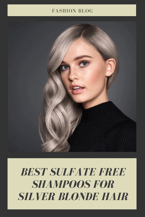 BEST Sulfate Free Shampoos Silver Blonde Hair In 2021 Silver Blonde