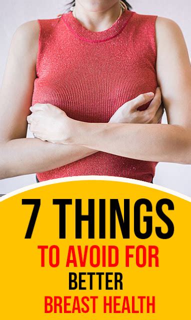 9 Things To Avoid For Better Breast Health