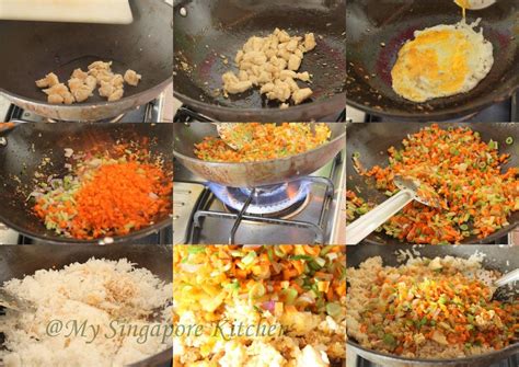 Remember to toss the rice well in a large wok. Indian Chicken Fried Rice - Restaurant Style - chicken ...
