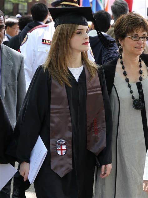 Emma Watson Graduates From Brown University In