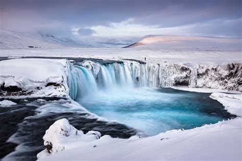 Iceland, Nature, Waterfall, Snow Wallpapers HD / Desktop ...
