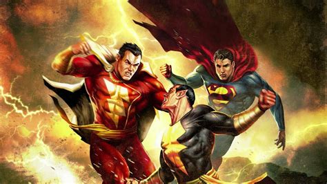 The only reason i give this film a 9/10 is because of superman in it, why push in superman in a solo shazam arc! Shazam vs. BlackAdam vs. Superman (Comic Wallpaper)