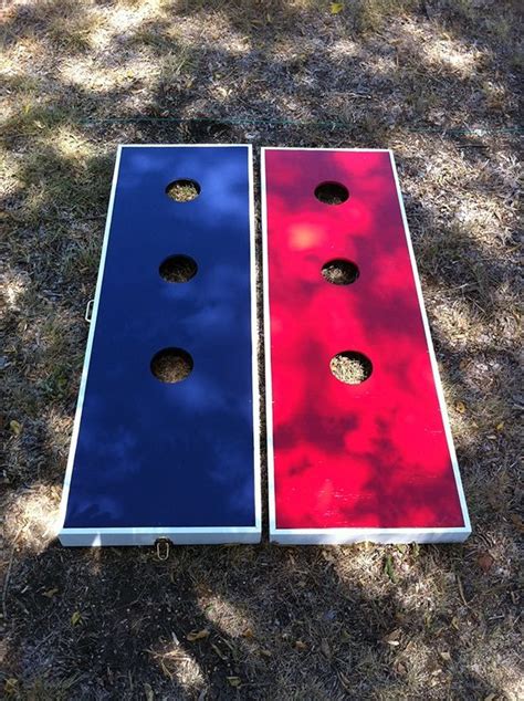 If you're playing a game of washers with a box that has 3 holes, the hole closest to the front is worth 1 point, the middle hole is worth 3 points, and the back hole counts as 5 points. We build and distribute 1-hole washer-toss and 3-hole ...