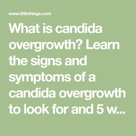 Candida Overgrowth 6 Signs There Is Too Much Yeast In The Body