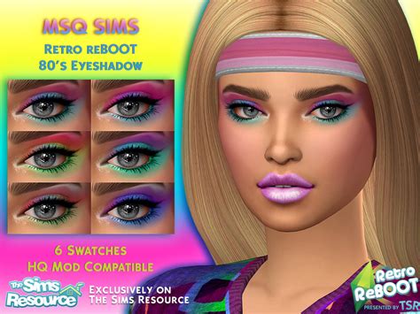 The Sims Resource Retro Reboot 80s Eyeshadow