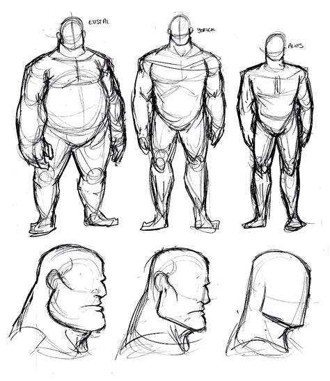 Drawing Examples Body Sketches Male Figure