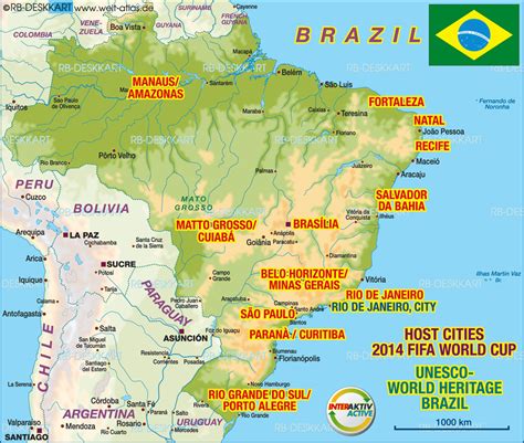 Brasilien Karte