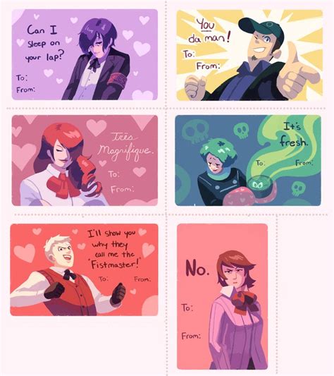 Persona Valentines Cards I Made Some Valentines Off Of P3 And P4 Years