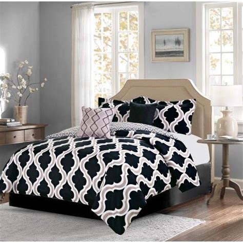 Crestlake 5 Piece Comforter Set By Chd Home Textiles Black King Size