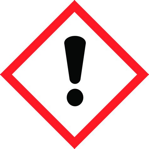 Hazard pictogram GHS07 Harmful, 250x250mm | GHS | Placards | Etiquetas ...