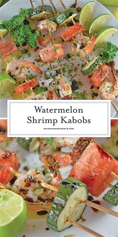 Thick, creamy and full of shrimp flavor. Watermelon Shrimp Kabobs combine grilled shrimp with grilled watermelon with a sweet balsamic ...
