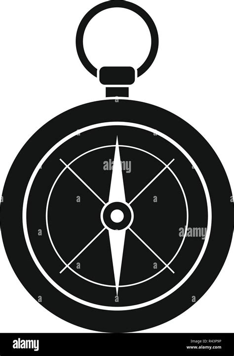Compass Icon Simple Illustration Of Compass Vector Icon For Web Design